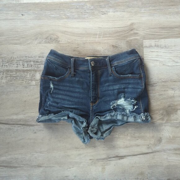 Hollister High Rise Short-Short Jean Shorts - Picture 2 of 5